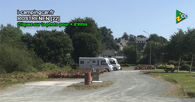 ROSTRENEN Aire de Services et de Stationnement Camping Cars