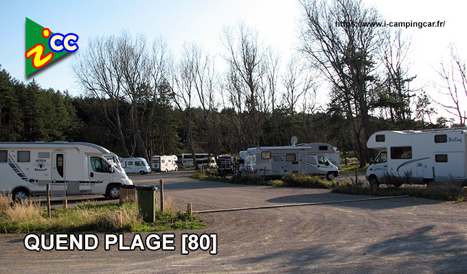 QUEND - PLAGE : Aire de Services et de Stationnement pour Camping Cars